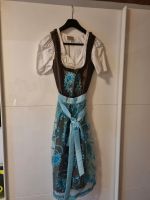 Dirndl Braun mit  Schürze Türkis und weißer Bluse Bayern - Essenbach Vorschau