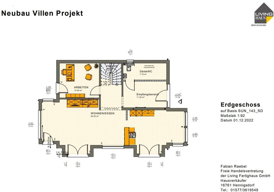 Villa mit 263,84m² inkl. Keller in Adlershof mit Wasserblick in Berlin