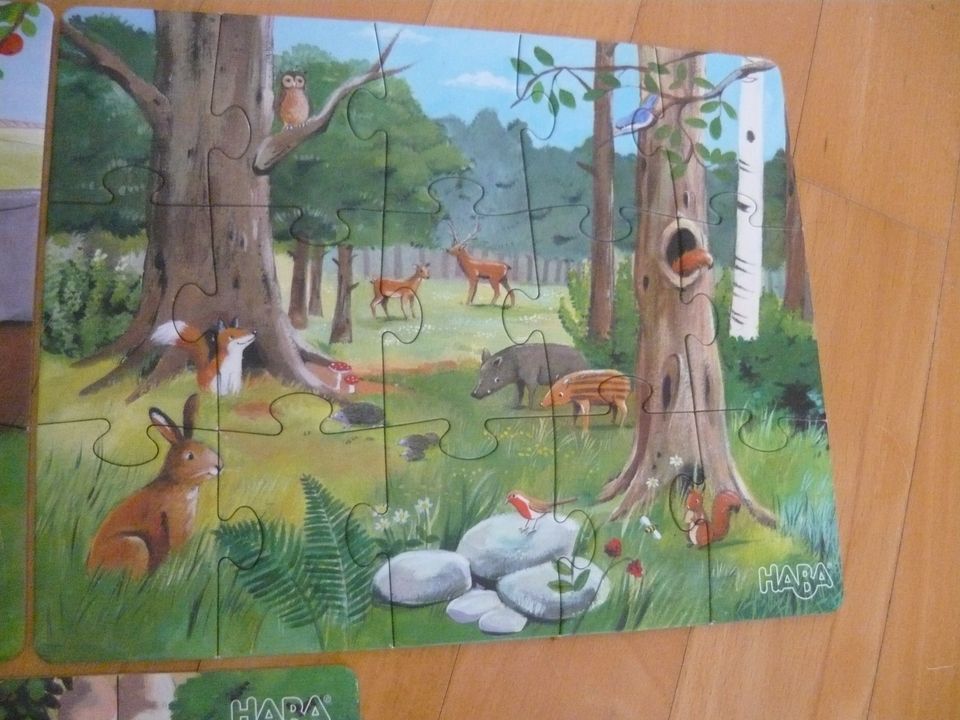 Haba Puzzle: Tiere 12 / 15 / 18 Teile ab 3 Jahren in Tawern