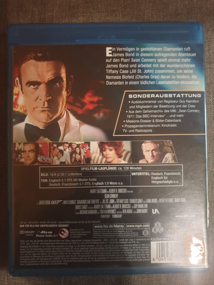 James Bond - 007 - Diamantenfieber  Blu-ray in Ahlen
