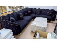 Chesterfield Ecksofa Schwarz Gold + Farbauswahl Couch L-Form NEU Nordrhein-Westfalen - Gelsenkirchen Vorschau