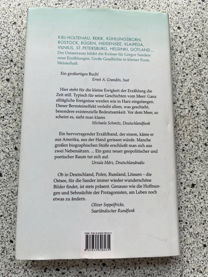 "Winterfisch" Gregor Sander -gebunden in Hamburg