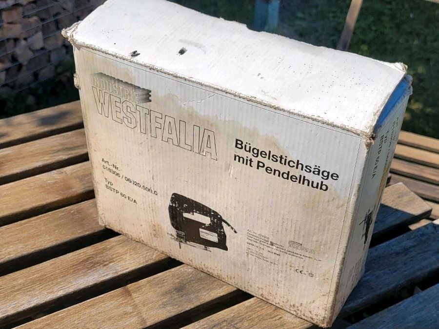 Bügelstichsäge mit Pendelhub Westfalia BSTP 60 E/A in Weinböhla