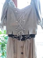 Dirndl Trachten Kleid 2teilig Leinen C&A  Gr. 40 L Sachsen - Lößnitz Vorschau
