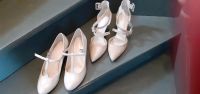 Pumps Brautschuhe High Heels ivory beige Gr.  40 Niedersachsen - Thedinghausen Vorschau