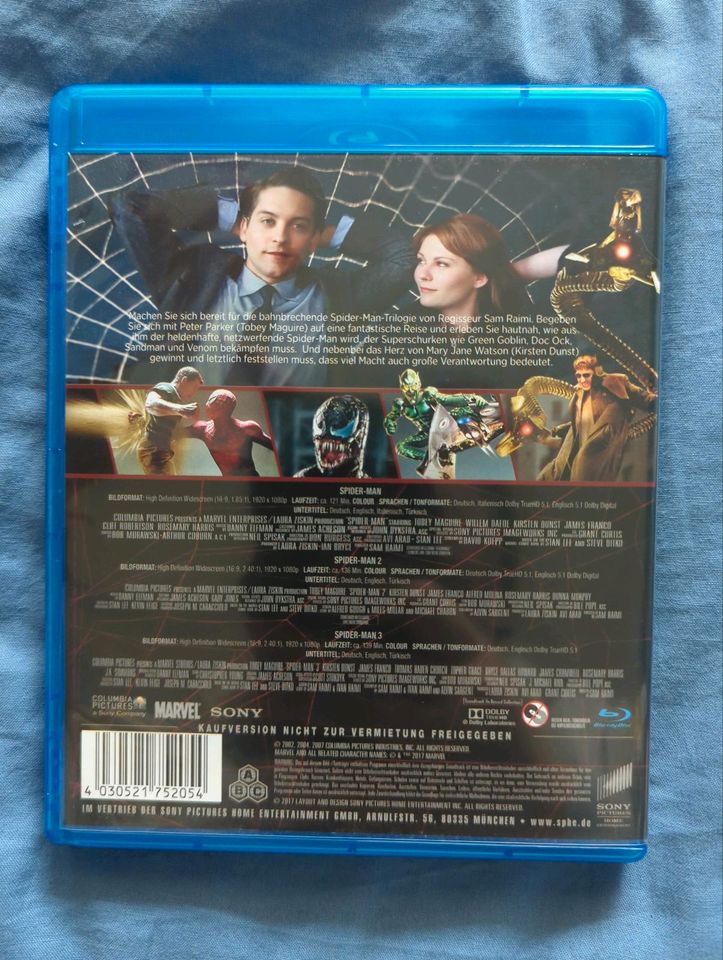 Blu-ray 2D/3D Sammlung: MCU und Spider-man in Berlin