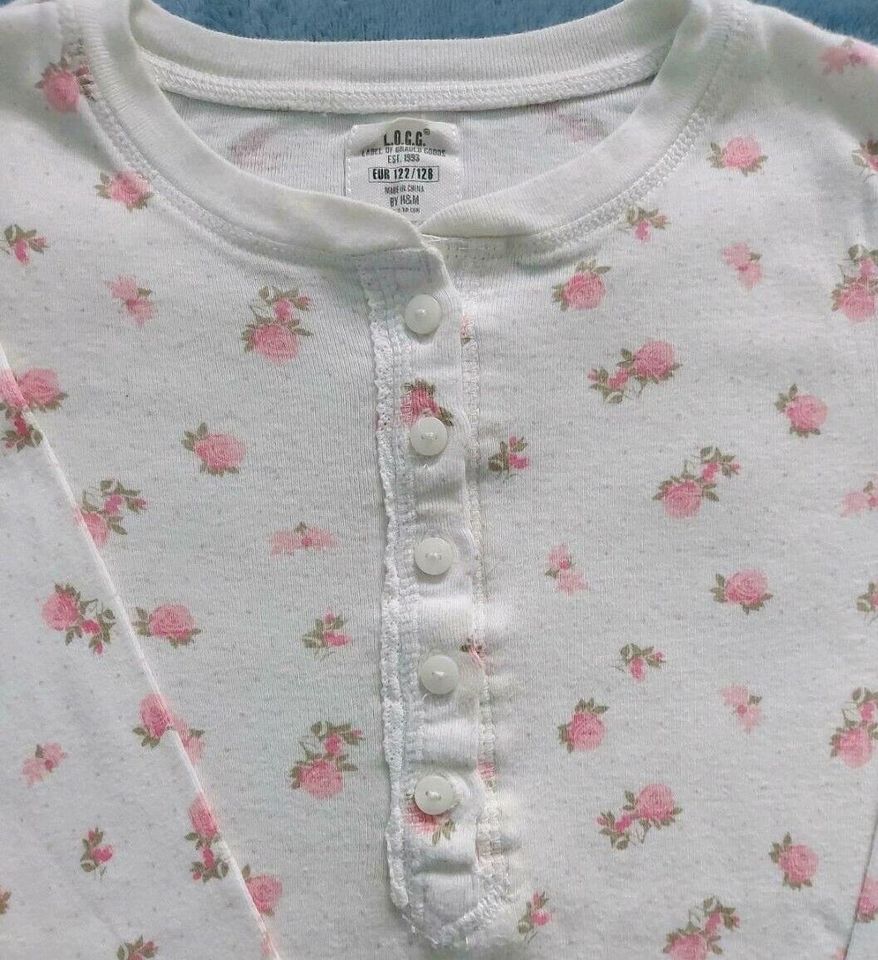 Shirt Langarmshirt Mädchen H&M 122 128 weiß rosa Rosen geblümt in Bayern -  Bayreuth | eBay Kleinanzeigen ist jetzt Kleinanzeigen