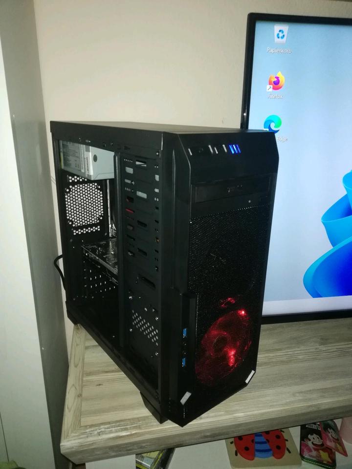 Entery Gaming PC, Ryzen 4100, GTX 1650, Win 11Pro, 500er SSD, 8GB in Neundorf 