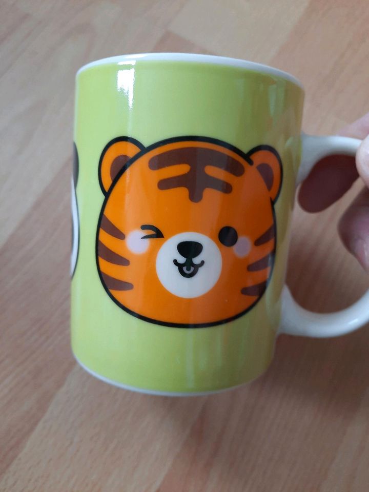 Tasse Porzellan Roter Panda NEU in Netzschkau