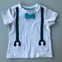 Jungen Baby T-Shirt Festlich bessondere Anlässe Weiß Gr. 62 NEU Baden-Württemberg - Meßstetten Vorschau