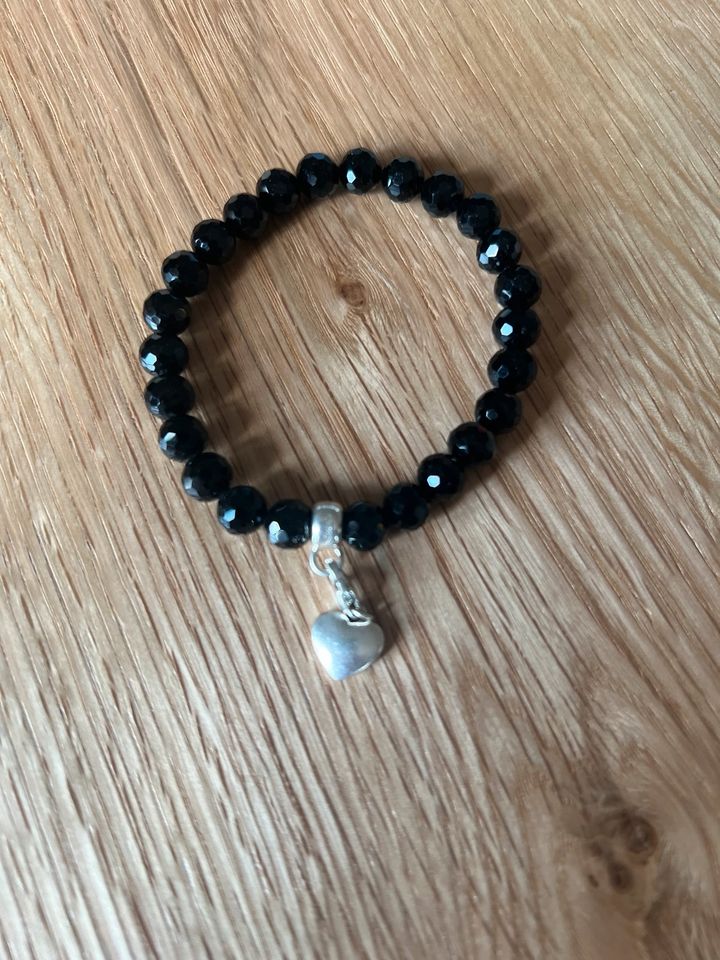 Thomas Sabo Perlenarmband mit Herzanhänger in Vorbach