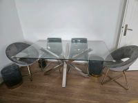 Tisch Esstisch Rechteckig Glas Silber 180×100 Bayern - Fürth Vorschau