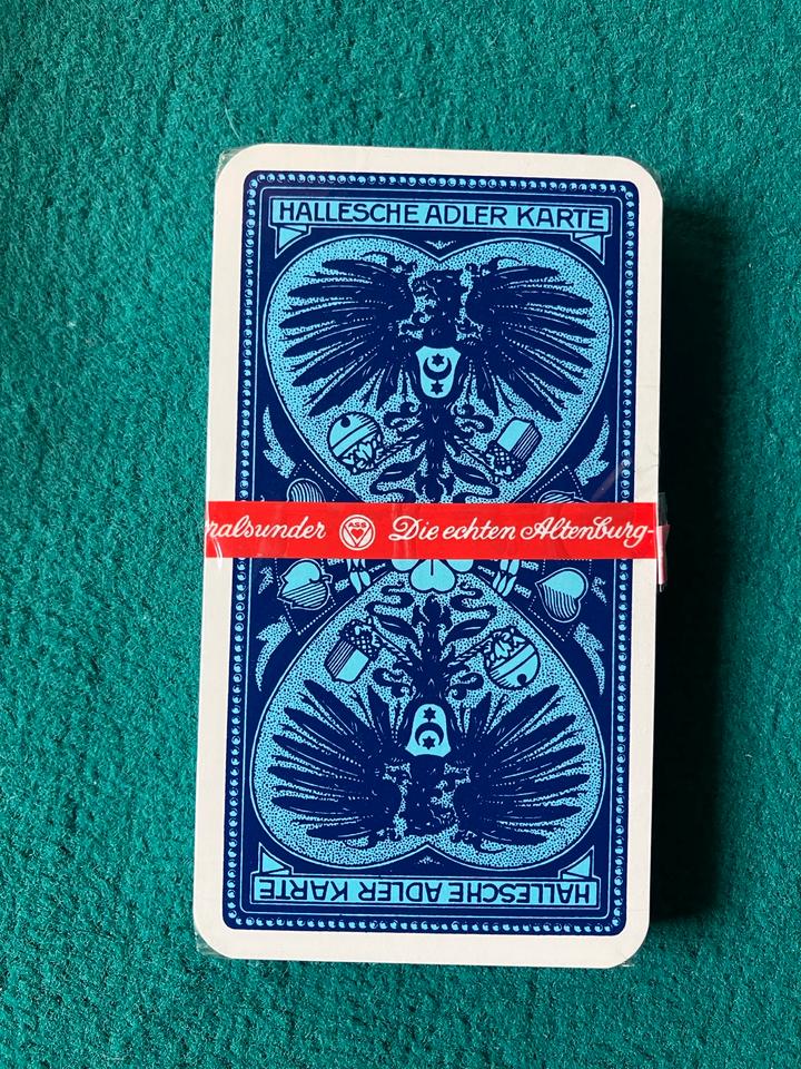 Skatspiel ASS neu OVP deutsches, preussisch-schlesisches Bild in Osloß