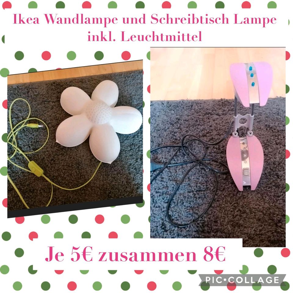 Wand & Schreibtisch Lampe je 5€ in Alesheim