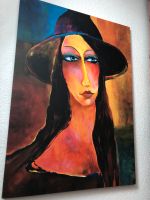 Bild auf Leinwand 73 x 103 cm ( Modigliani Vorlage? ) Niedersachsen - Bad Bentheim Vorschau