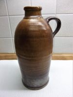 Vintage:Großer Krug, Vase, Keramik, braun, 26 cm Bayern - Vierkirchen Vorschau