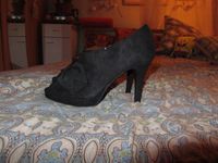 H&M Retro Vintage High Heels Pumps Sandalen schwarz 39 Mitte - Wedding Vorschau