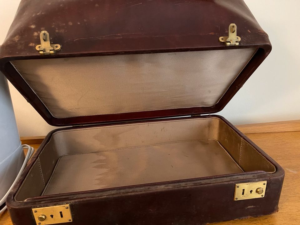 Vintage arzt Tasche koffer leder in Wedel