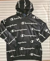 Champion Pullover Hoody Kapuzenpullover Gr. 164 schwarz weiß Jung Nordfriesland - Arlewatt Vorschau