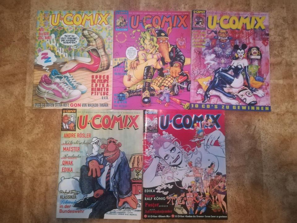 U-Comix. 5 Hefte Comics in Hamburg