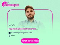 Haustechniker (w/m/d) Elektrotechnik / Mitte - Tiergarten Vorschau