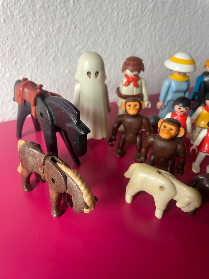 Playmobil Retro 90er Figuren Menschen Tiere Geist Bauernhof Löwe in Bassum