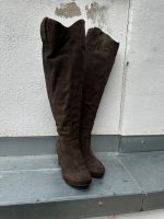 Stiefel Wildleder Overknees braun Gr.40 Baden-Württemberg - Heitersheim Vorschau