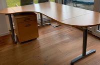 Schreibtisch Eckschreibtisch Ikea Fichtenoptik Baden-Württemberg - Bietigheim-Bissingen Vorschau