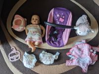 Zapf Baby Annabell Puppe Set mit Bett und Babyschale uvm Hessen - Weinbach Vorschau