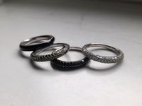 4er Set Viventy Ringe, 925 Silber, Zirkonia, ○ 1,9-2 cm Baden-Württemberg - Remchingen Vorschau