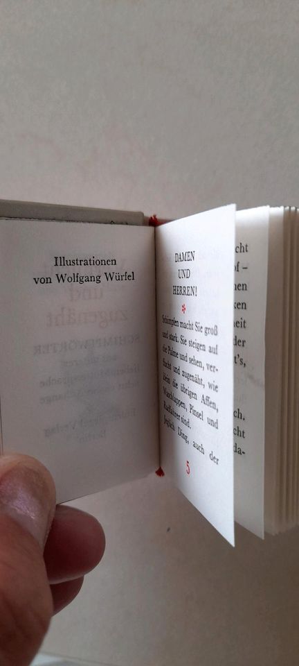 Mini-Buch "Verflixt und zugenäht"/Eulenspiegel Verlag Berlin! Neu in Worbis