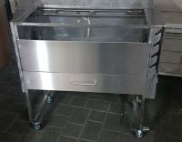 Holzkohlegrill,Mangal 1010 X 510 Profi Edelstahlgrill ,Ein für Al Bielefeld - Milse Vorschau