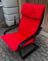 IKEA Schwingstuhl Relaxsessel rotes Polster schwarzes Gestell Nürnberg (Mittelfr) - Nordstadt Vorschau