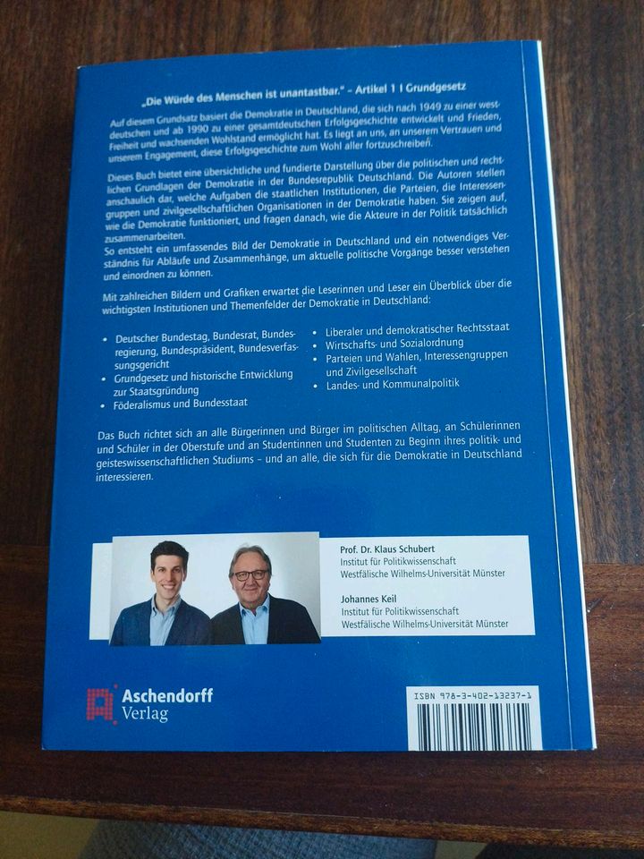 Schubert/Keil Demokratie in Deutschland, 2te Auflage in Trier