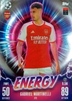 Gabriel Martinelli „Energy“, Topps Match Attax Extra 2024 Sachsen - Mockrehna Vorschau