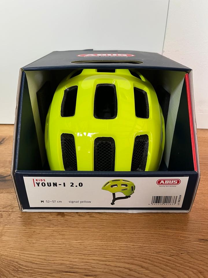 *NEU* Abus Youn-I 2.0 Fahrradhelm M 52-57 cm Signal yellow gelb in Fulda