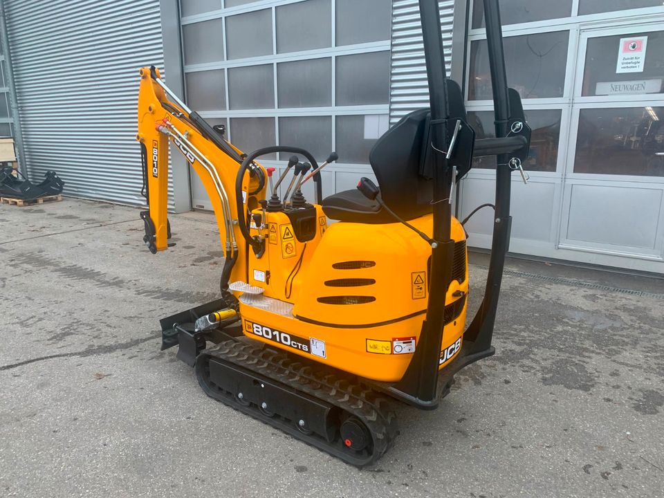 JCB Microbagger 8010 CTS, ca. 1.100 kg Gewicht in Kirchheim bei München