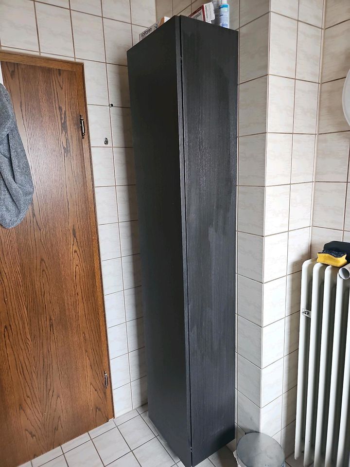 Godmorgen Badezimmerschrank IKEA schwarzbraun in Pfinztal