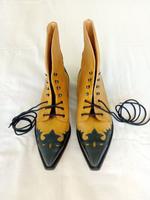 Damen Cowboy Stiefelette - Leder handgefertigt - Made in Mexico Berlin - Friedrichsfelde Vorschau