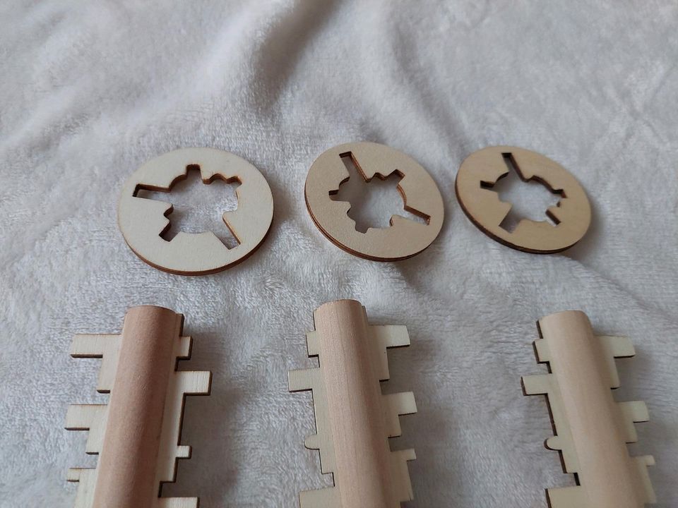Geschicklichkeitsspiel Holzschlüssel für Kinder in Dossenheim