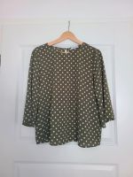 Pieces Bluse Polka Dots grün/army green Größe M Berlin - Lichtenberg Vorschau