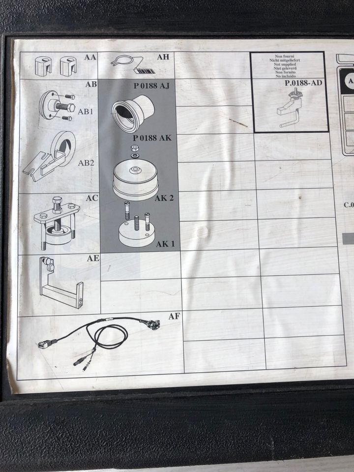 Citroen XANTIA,C4,C5,C8 Spezial Werkzeug Koffer C.0188/2-ZX in Niederkrüchten