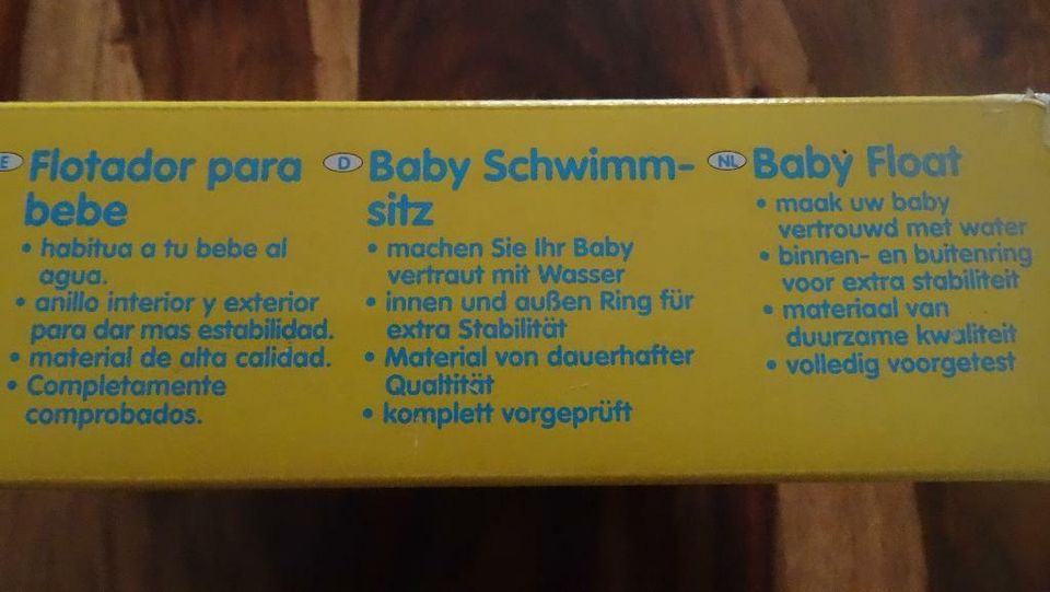 Baby-Schwimmsitz / Baby Float / Schwimmhilfe / Schwimmreifen in Stadtbergen