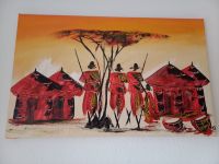 Handgemaltes Bild Afrika Massai Baden-Württemberg - Weil im Schönbuch Vorschau