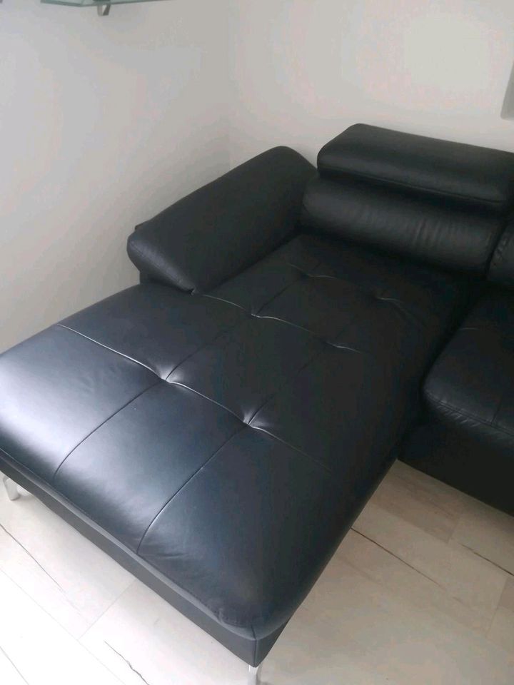 Sitzecke Couch Sofa Vollleder Echtleder in Wismar