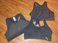 Sport Top Puma, Decathlon 3er Set schwarz Gr. XS Baden-Württemberg - Marbach am Neckar Vorschau