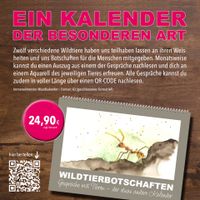 Tierkommunikation: Wildtierbotschaften + Aquarelle als Kalender Berlin - Mitte Vorschau