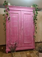 Schrank rosa Shabby Chic Vintage Antik Kleiderschrank Blumen Baden-Württemberg - Neukirch Vorschau