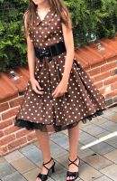 Rockabilly Kleid Kinder Gr. 152 mit Petticoat und Gürtel Baden-Württemberg - Walldorf Vorschau