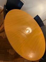 Rundes Esstisch Echt Holz Vintage Leder Stühle art deco retro Berlin - Charlottenburg Vorschau
